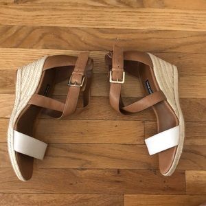 Nine West Jorga Peach Wedge Sandal